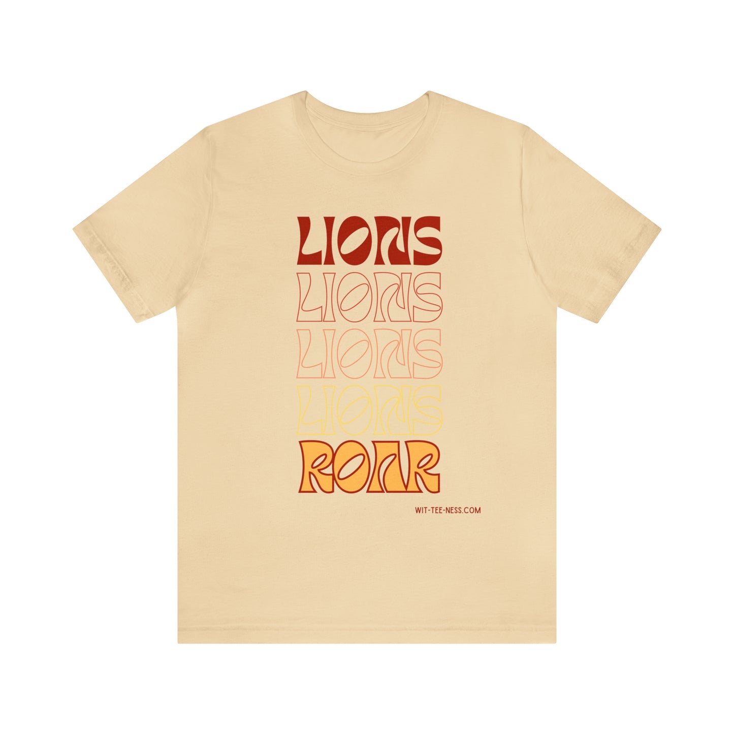 Unisex Jersey Short Sleeve Tee 'Lions Lions Lions'