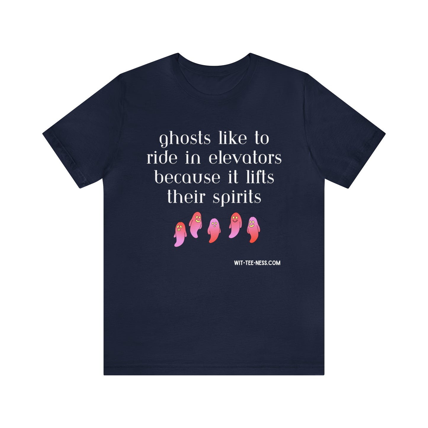 Unisex Jersey Short Sleeve Tee 'Ghosts Elevators'