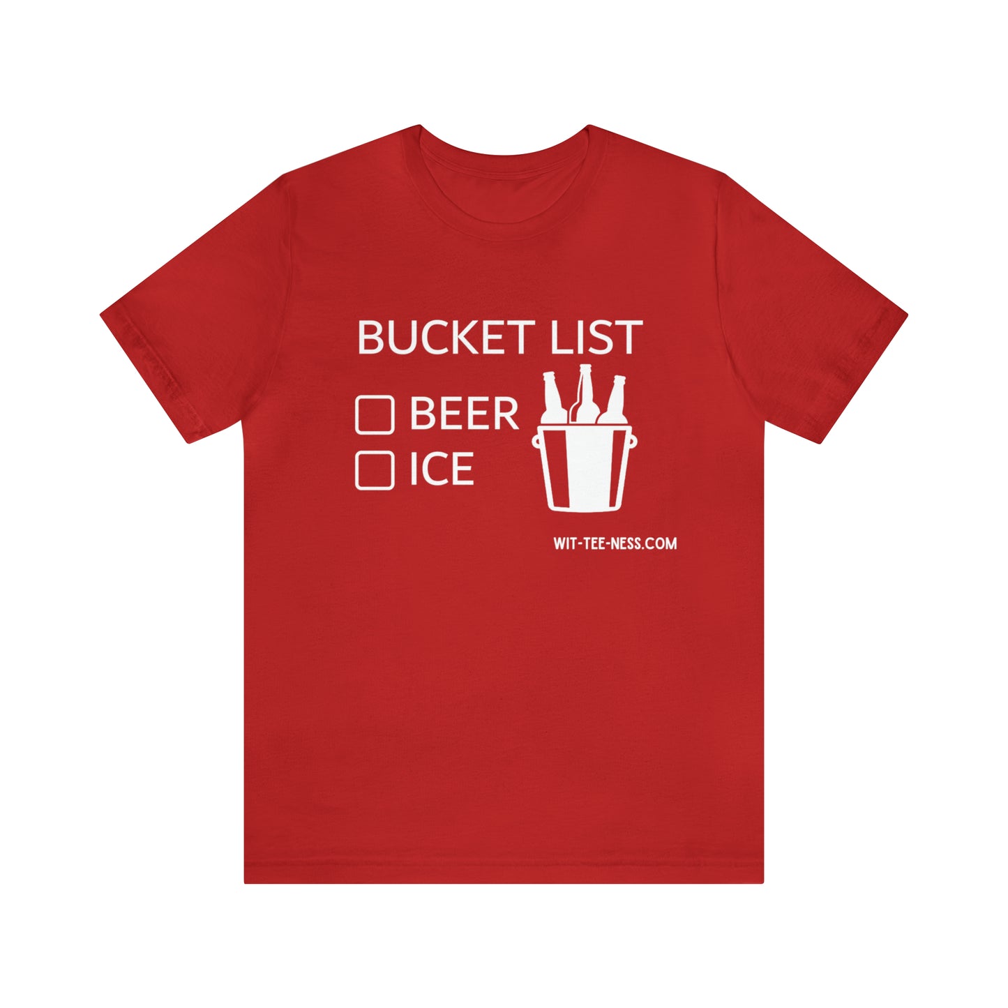 Unisex Jersey Short Sleeve Tee 'Bucket List'