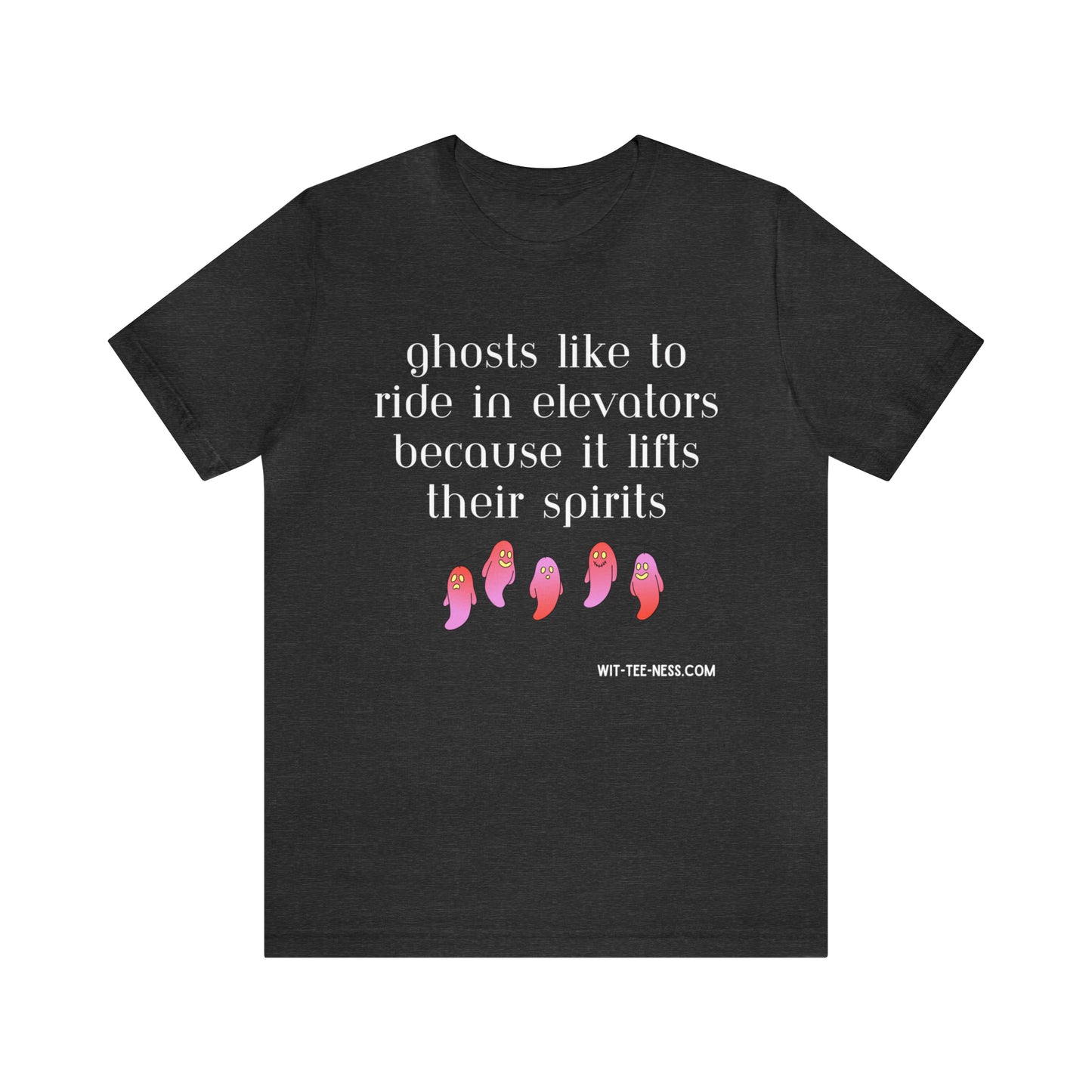 Unisex Jersey Short Sleeve Tee 'Ghosts Elevators'