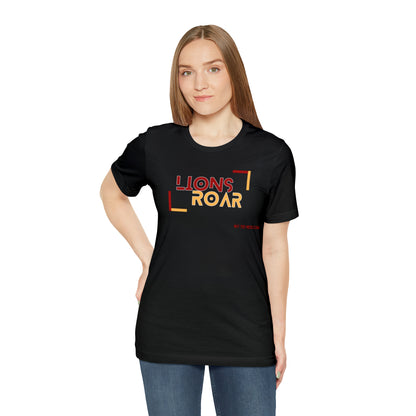 Unisex Jersey Short Sleeve Tee 'Lions Roar'