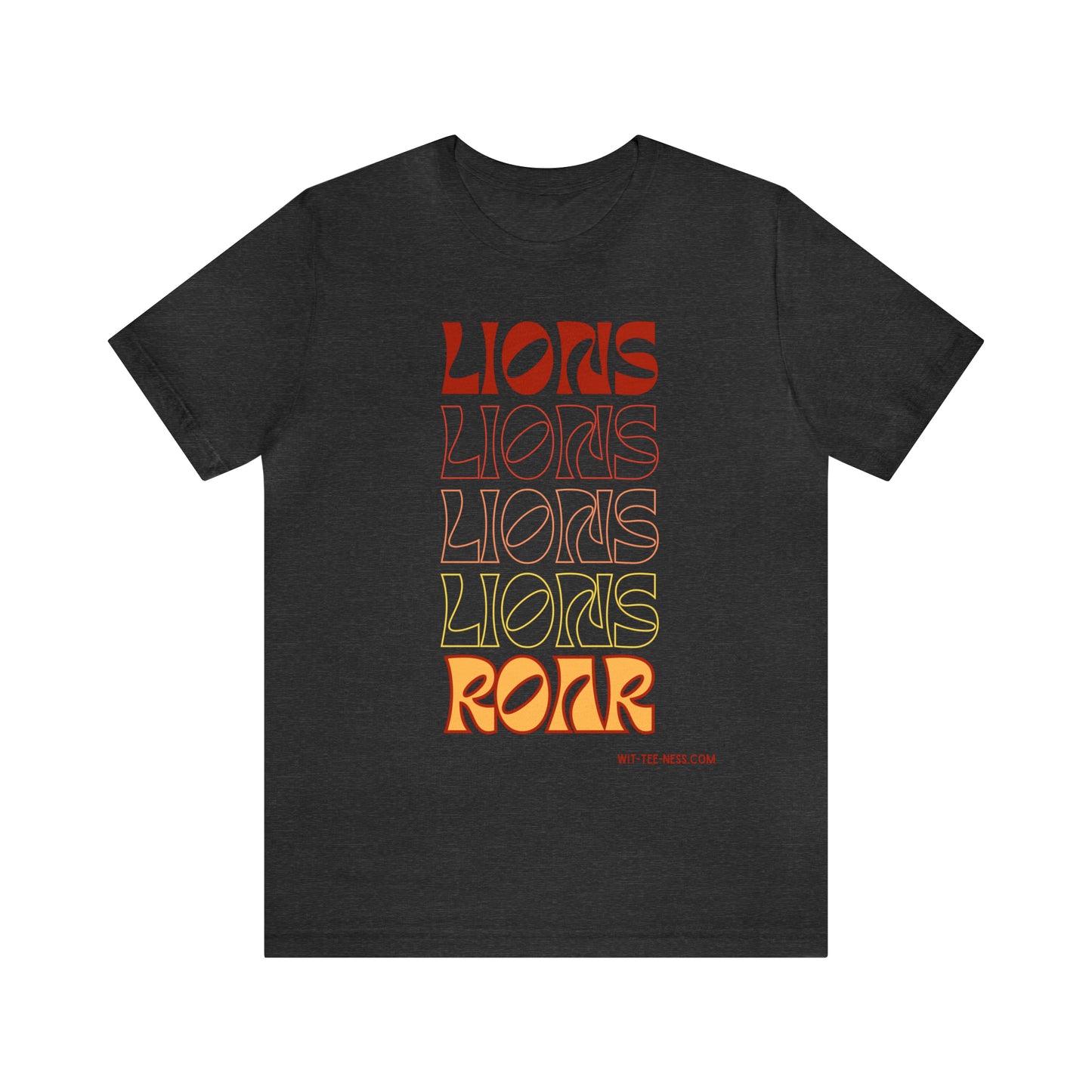 Unisex Jersey Short Sleeve Tee 'Lions Lions Lions'