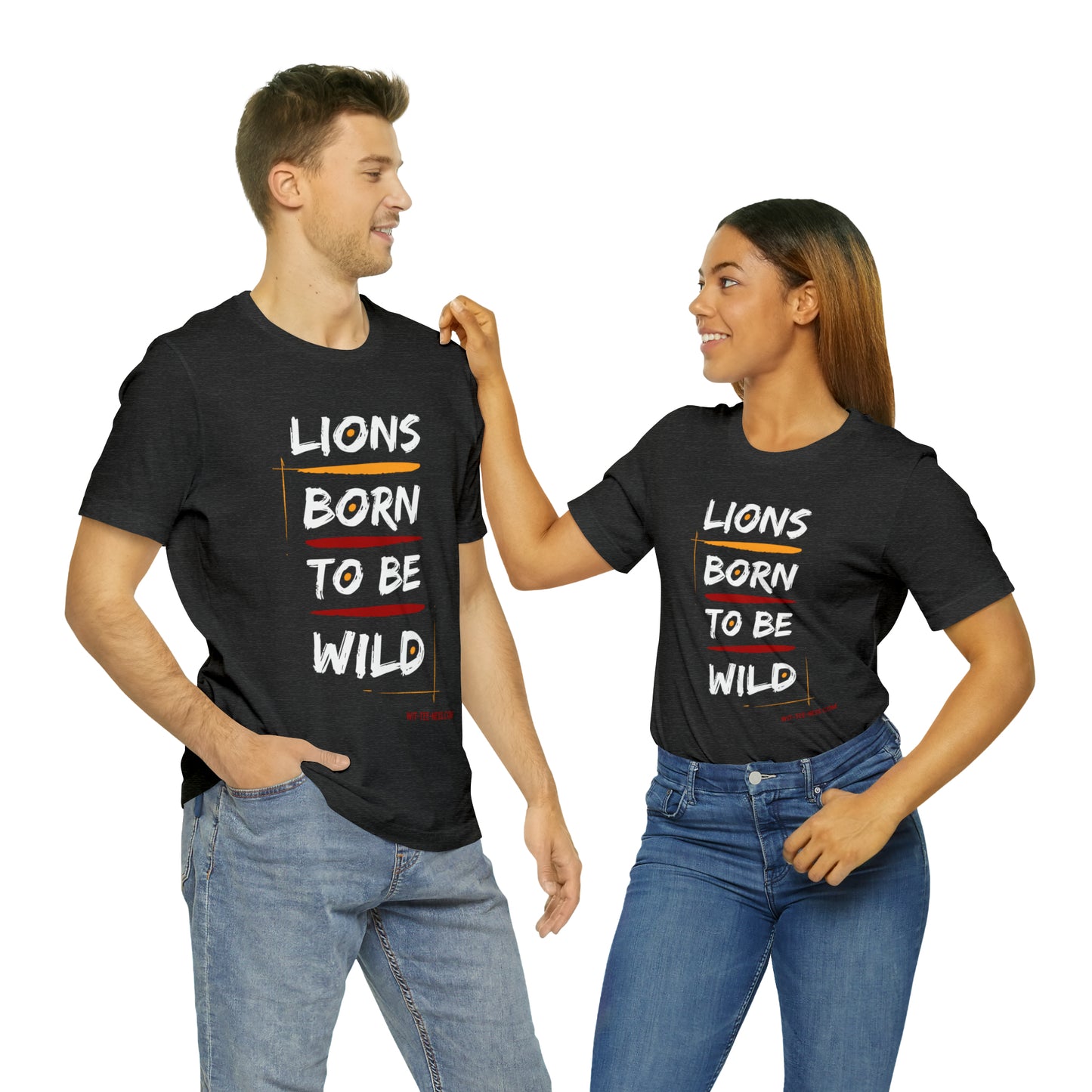 Unisex Jersey Short Sleeve Tee 'Lions Born to be Wild'