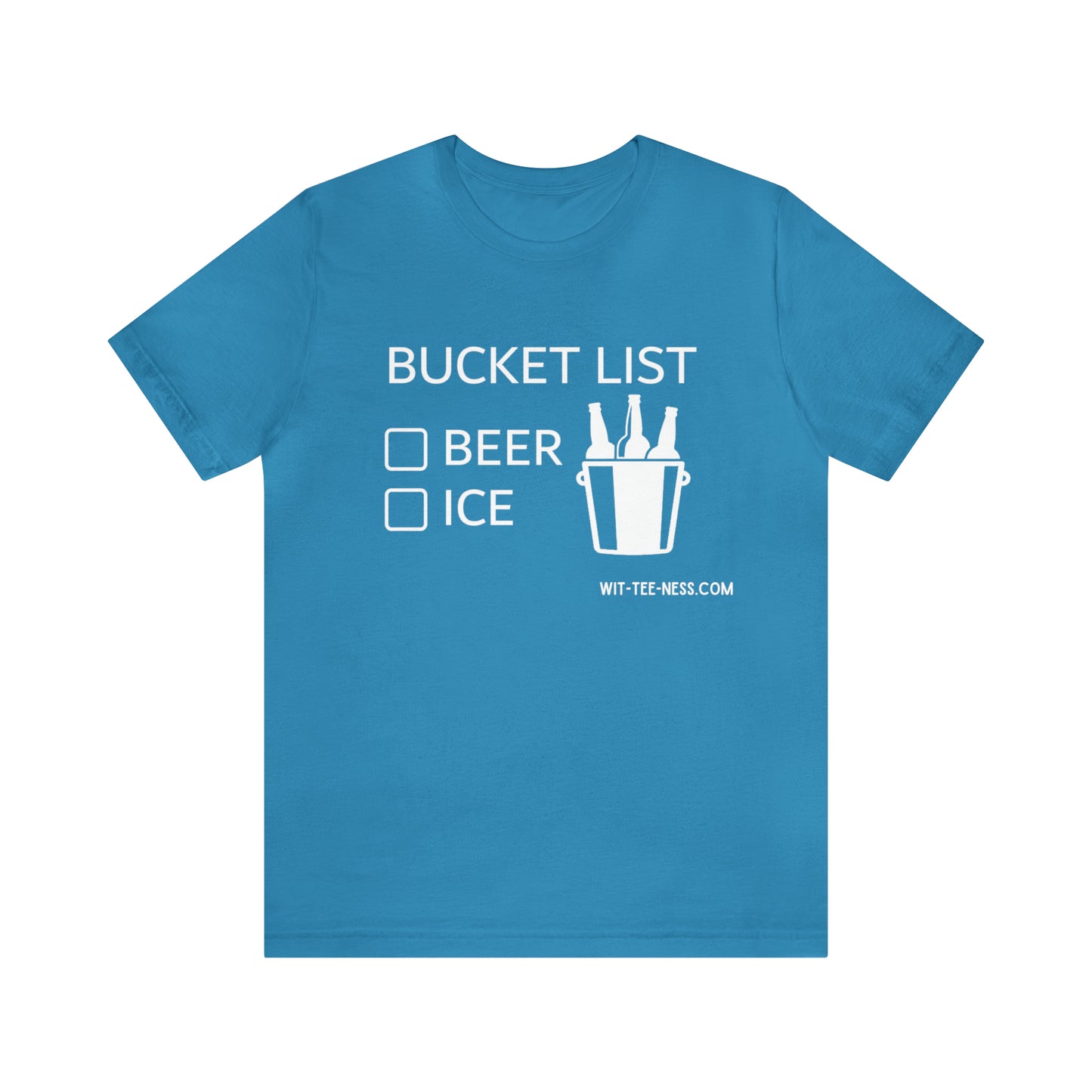 Unisex Jersey Short Sleeve Tee 'Bucket List'