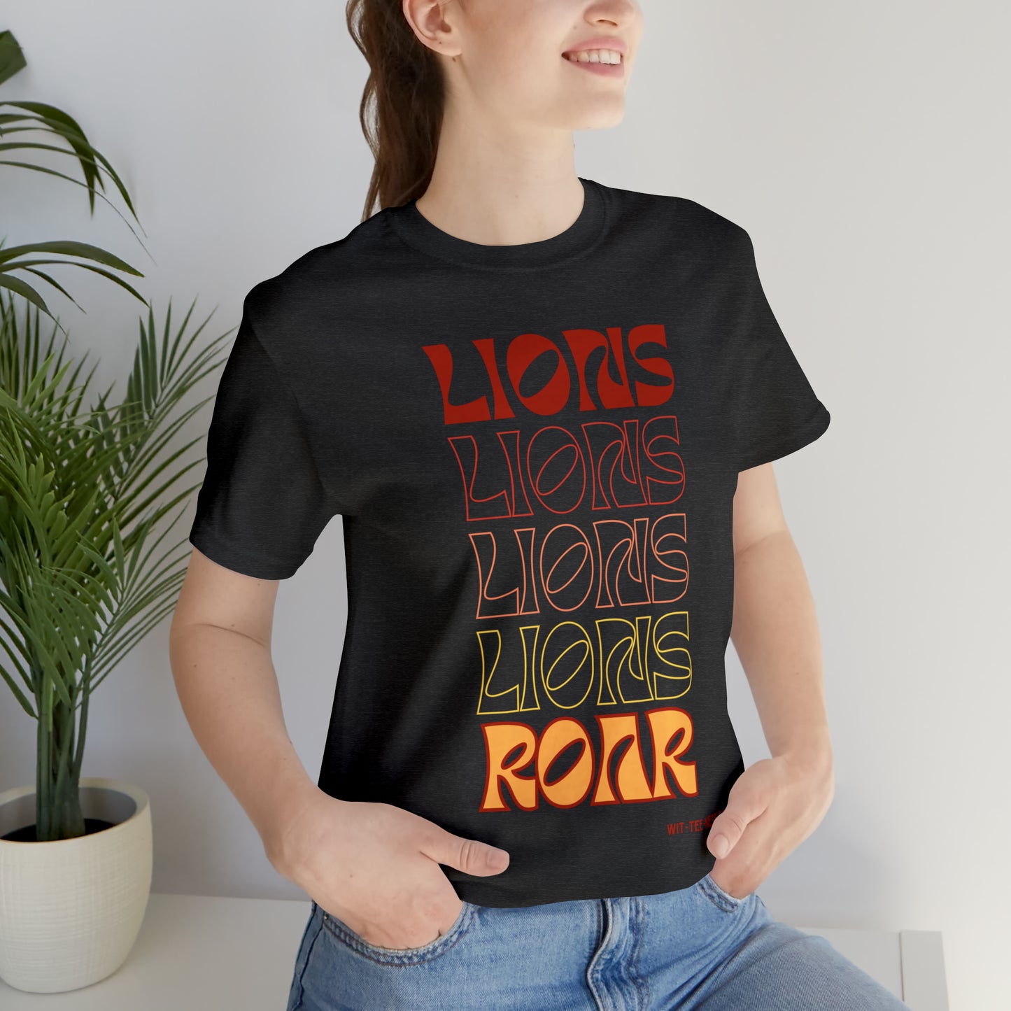 Unisex Jersey Short Sleeve Tee 'Lions Lions Lions'