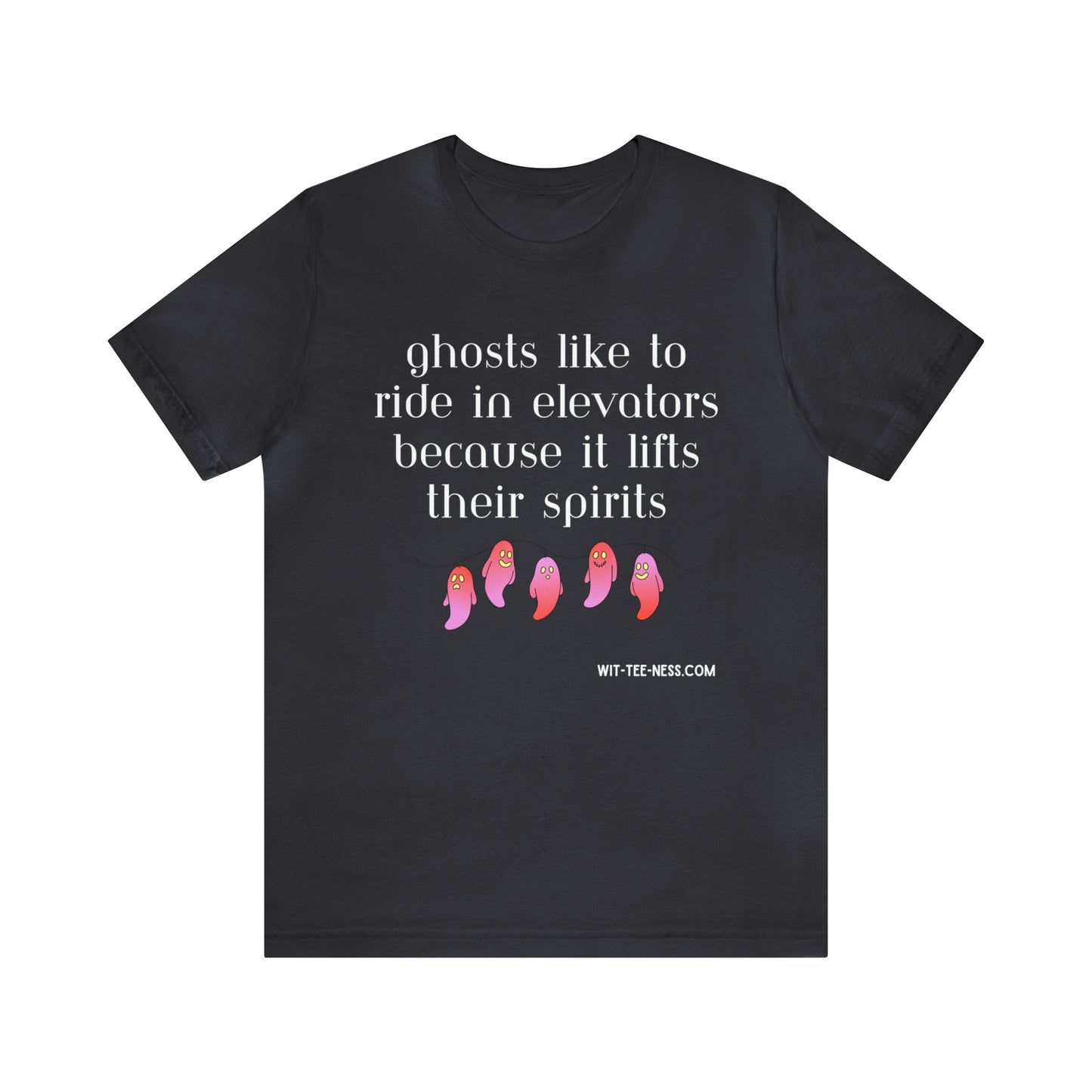 Unisex Jersey Short Sleeve Tee 'Ghosts Elevators'