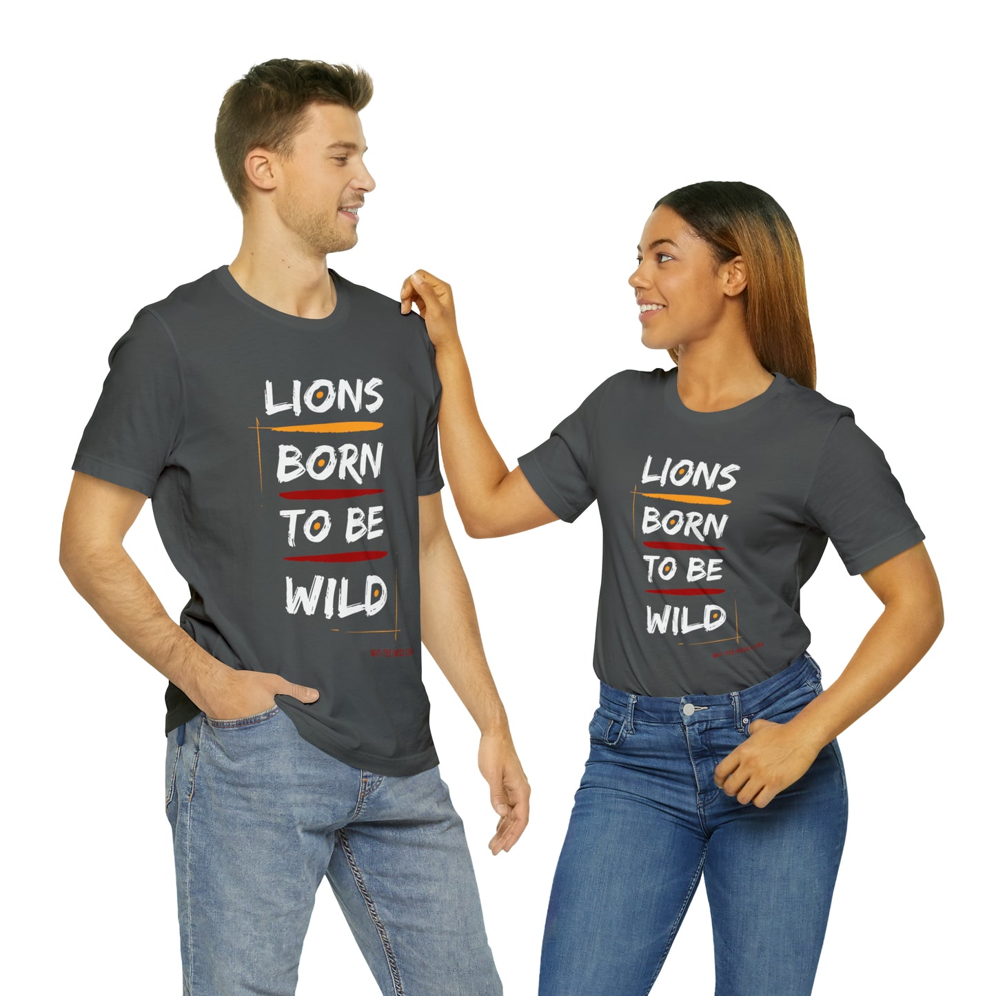 Unisex Jersey Short Sleeve Tee 'Lions Born to be Wild'