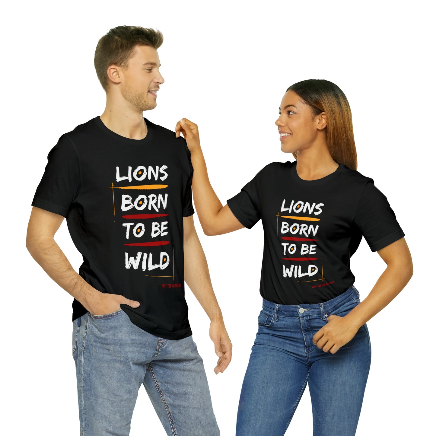 Unisex Jersey Short Sleeve Tee 'Lions Born to be Wild'