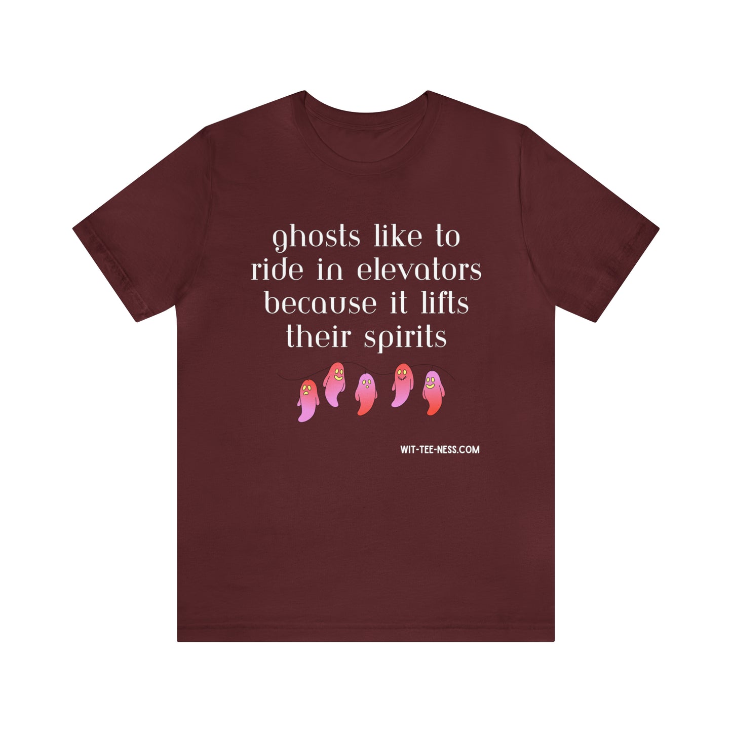 Unisex Jersey Short Sleeve Tee 'Ghosts Elevators'