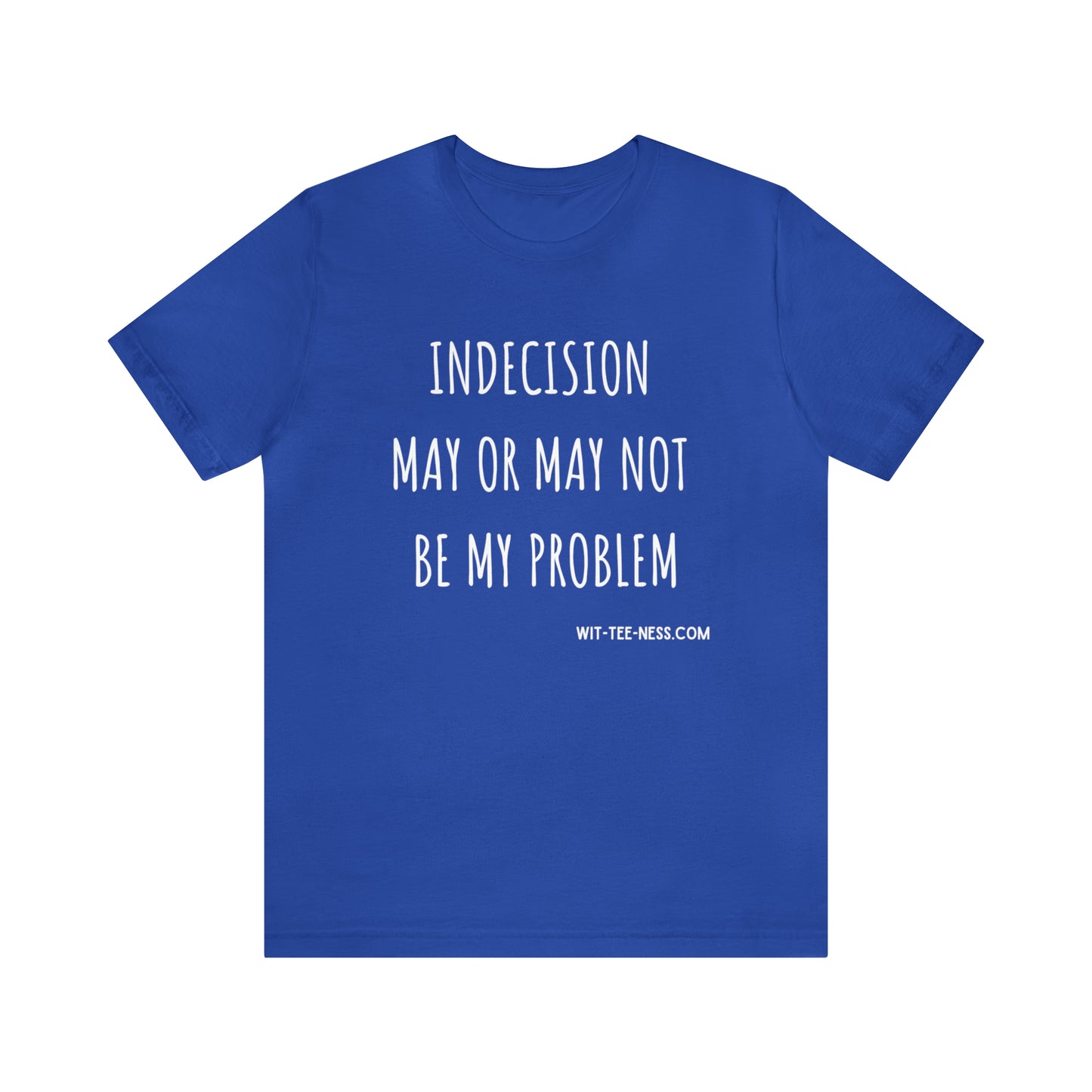 Unisex Jersey Short Sleeve Tee 'Indecision'