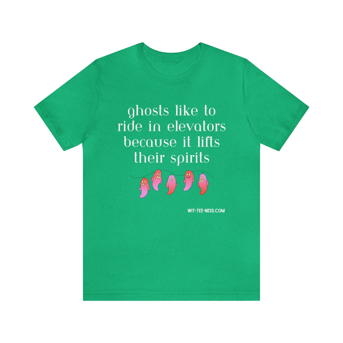 Unisex Jersey Short Sleeve Tee 'Ghosts Elevators'